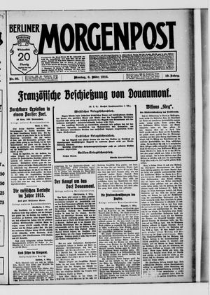 Berliner Morgenpost vom 06.03.1916