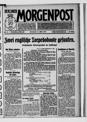 Berliner Morgenpost vom 11.03.1916