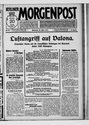 Berliner Morgenpost vom 22.03.1916
