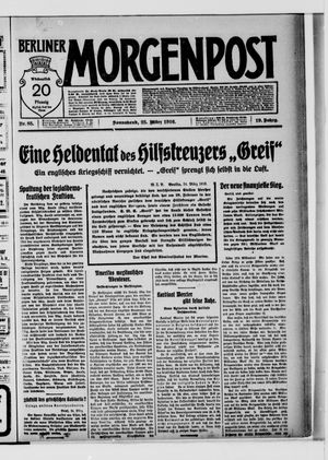 Berliner Morgenpost vom 25.03.1916