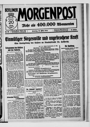 Berliner Morgenpost vom 26.03.1916