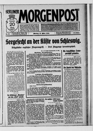 Berliner Morgenpost vom 27.03.1916