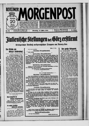 Berliner Morgenpost on Mar 28, 1916