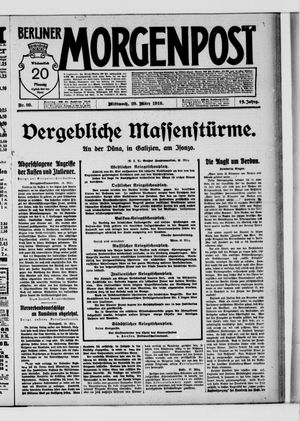 Berliner Morgenpost vom 29.03.1916