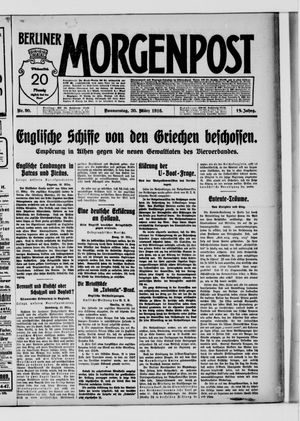 Berliner Morgenpost vom 30.03.1916