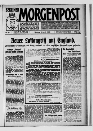 Berliner Morgenpost vom 03.04.1916