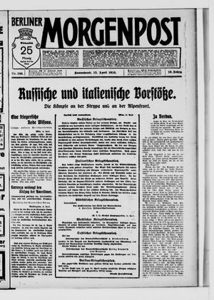 Berliner Morgenpost vom 15.04.1916