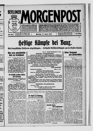 Berliner Morgenpost vom 17.04.1916