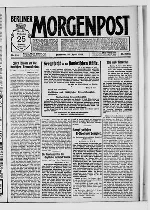 Berliner Morgenpost vom 26.04.1916