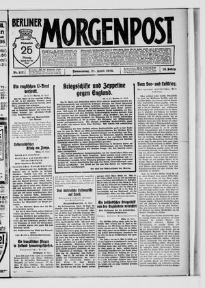Berliner Morgenpost vom 27.04.1916
