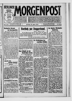 Berliner Morgenpost on Apr 28, 1916
