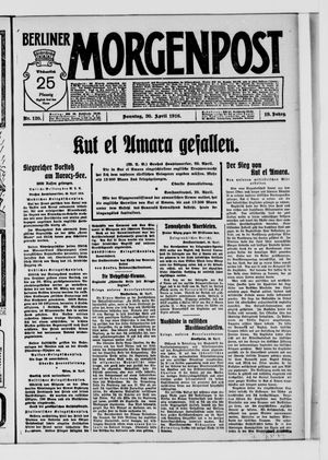 Berliner Morgenpost vom 30.04.1916