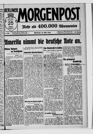 Berliner Morgenpost vom 10.05.1916