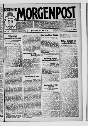 Berliner Morgenpost vom 11.05.1916