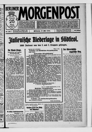 Berliner Morgenpost vom 17.05.1916