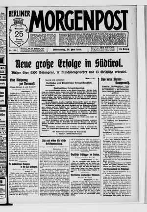 Berliner Morgenpost vom 18.05.1916