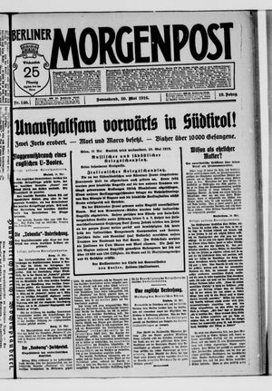 Berliner Morgenpost vom 20.05.1916