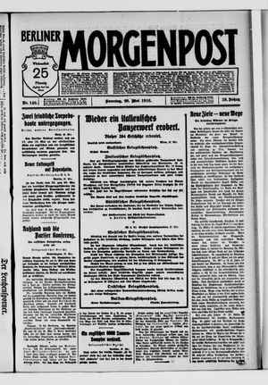 Berliner Morgenpost vom 28.05.1916