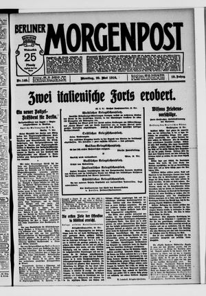 Berliner Morgenpost vom 29.05.1916