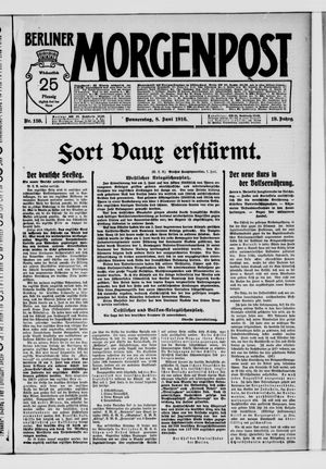 Berliner Morgenpost vom 08.06.1916