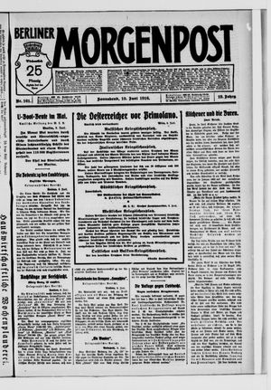 Berliner Morgenpost vom 10.06.1916