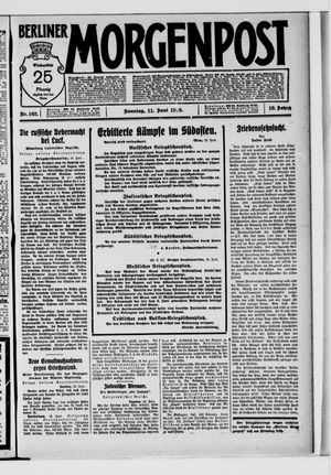 Berliner Morgenpost vom 11.06.1916