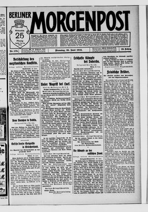 Berliner Morgenpost vom 20.06.1916