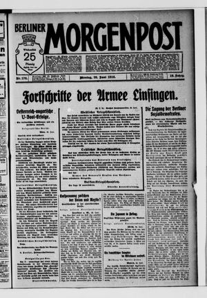 Berliner Morgenpost vom 26.06.1916