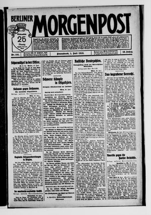 Berliner Morgenpost vom 01.07.1916