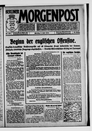 Berliner Morgenpost on Jul 3, 1916