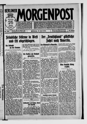 Berliner Morgenpost vom 12.07.1916