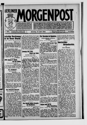 Berliner Morgenpost vom 16.07.1916
