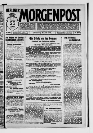 Berliner Morgenpost vom 20.07.1916