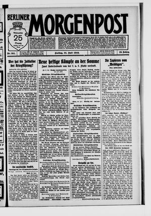 Berliner Morgenpost vom 21.07.1916