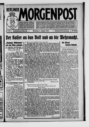 Berliner Morgenpost vom 01.08.1916
