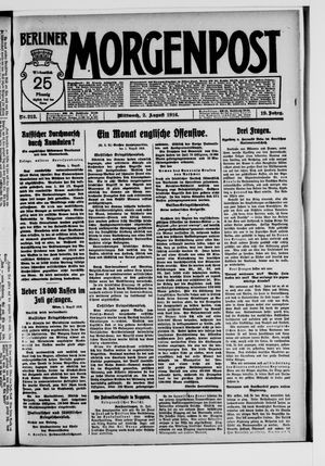 Berliner Morgenpost vom 02.08.1916