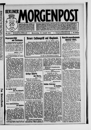 Berliner Morgenpost on Aug 10, 1916