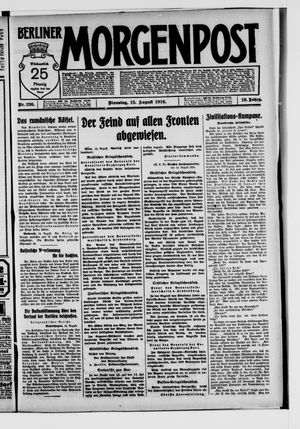 Berliner Morgenpost vom 15.08.1916