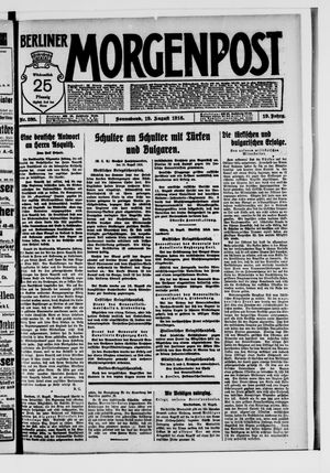 Berliner Morgenpost vom 19.08.1916