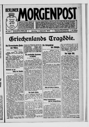 Berliner Morgenpost vom 03.09.1916