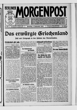 Berliner Morgenpost vom 05.09.1916