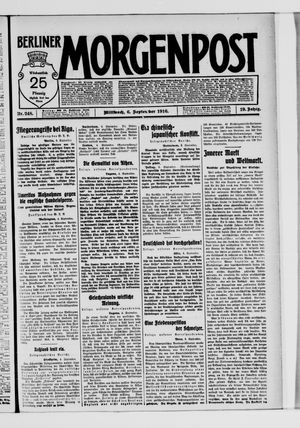 Berliner Morgenpost on Sep 6, 1916