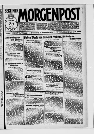 Berliner Morgenpost vom 07.09.1916