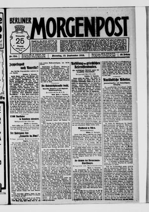 Berliner Morgenpost vom 12.09.1916