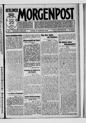 Berliner Morgenpost vom 15.09.1916