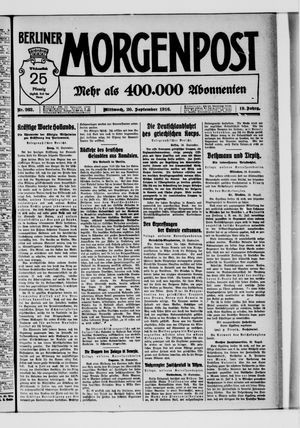 Berliner Morgenpost vom 20.09.1916