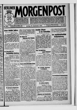 Berliner Morgenpost vom 22.09.1916
