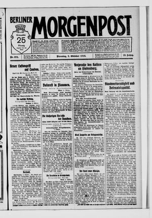 Berliner Morgenpost vom 03.10.1916