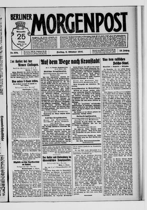 Berliner Morgenpost vom 06.10.1916