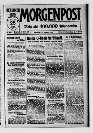 Berliner Morgenpost vom 11.10.1916